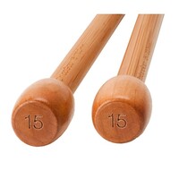 прямые бамбуковые спицы bamboo, dark patina, 33 см (13") 10,0 мм арт.1033-15_1