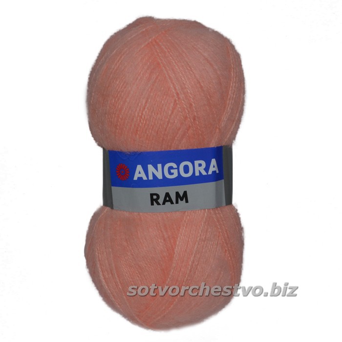 angora ram 565 яркий персик  | интернет-магазин Елена-Рукоделие