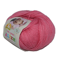 alize baby wool / ализе беби вул 33 ярко розовый | интернет-магазин Елена-Рукоделие