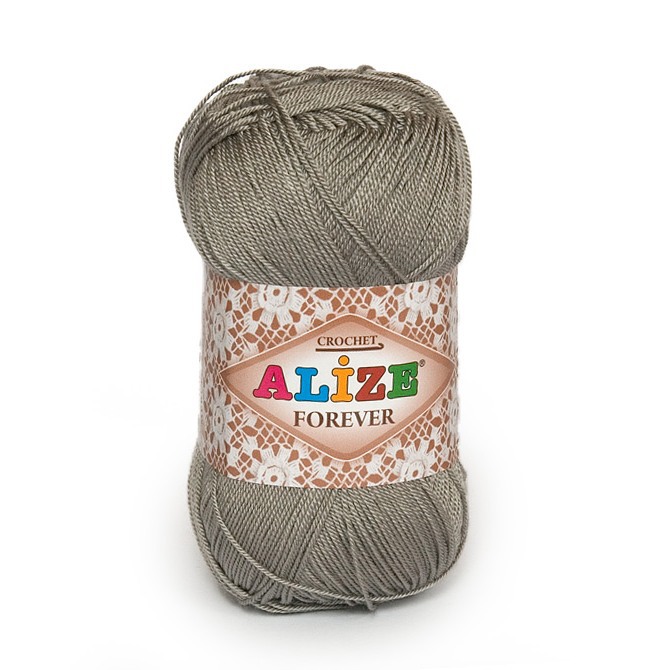forever crochet 459 сіро-бежевий | интернет-магазин Елена-Рукоделие
