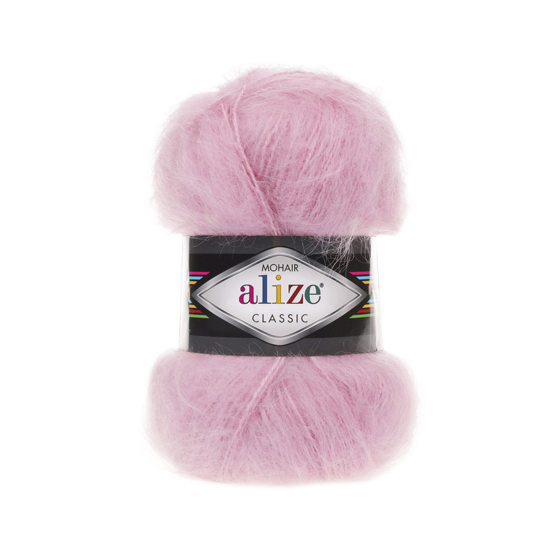mohair classic alize 32 светло-розовый | интернет-магазин Елена-Рукоделие