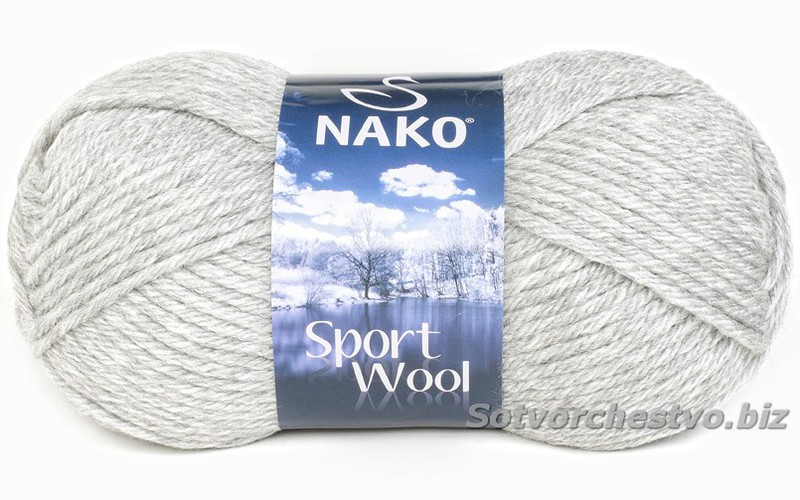 sport wool 195 св.серый | интернет-магазин Елена-Рукоделие
