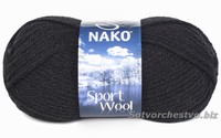 sport wool 217 черный | интернет-магазин Елена-Рукоделие