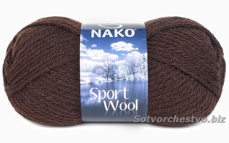 sport wool 4987 шоколад | интернет-магазин Елена-Рукоделие