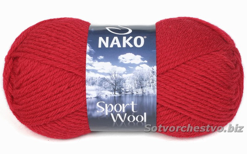 sport wool 3641 рубин | интернет-магазин Елена-Рукоделие