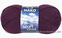 sport wool 2303 баклажан | интернет-магазин Елена-Рукоделие