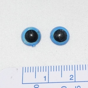 глазки круглые 8 мм голубые | інтернет-магазин 'Елена-Рукоделие'