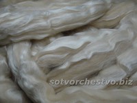 white baby camel-extra bleached tussah silk b2 | интернет-магазин Елена-Рукоделие