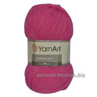 cottonsoft 42 яскраво рожевий | интернет-магазин Елена-Рукоделие