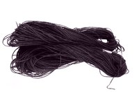 фото рафия натур. темный баклажан