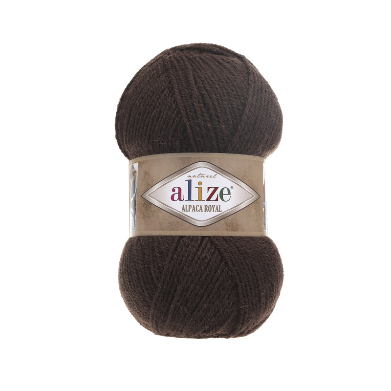 alize alpaca royal / ализе альпака роял 201 горький шоколад | интернет-магазин Елена-Рукоделие