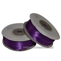 ленты атласные 3 мм - катушка 182 фиолет | интернет-магазин Елена-Рукоделие