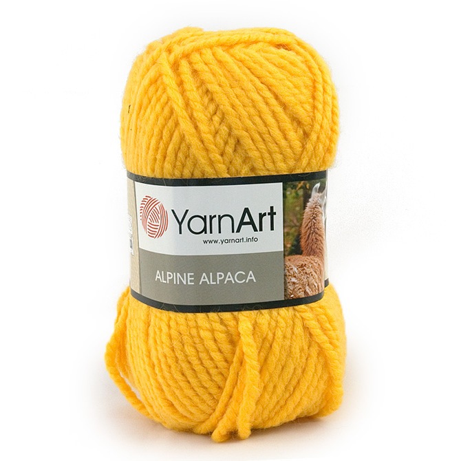 alpine alpaca 444 желтый | интернет-магазин Елена-Рукоделие