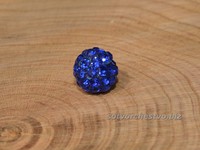 намистини шамбала 10 мм  яскраво синій | интернет-магазин Елена-Рукоделие