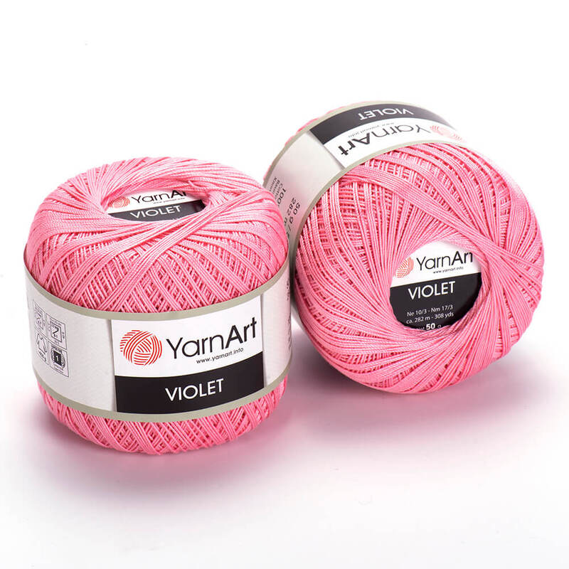 yarnart violet /ярна 6313 ніжно-рожевий | интернет-магазин Елена-Рукоделие