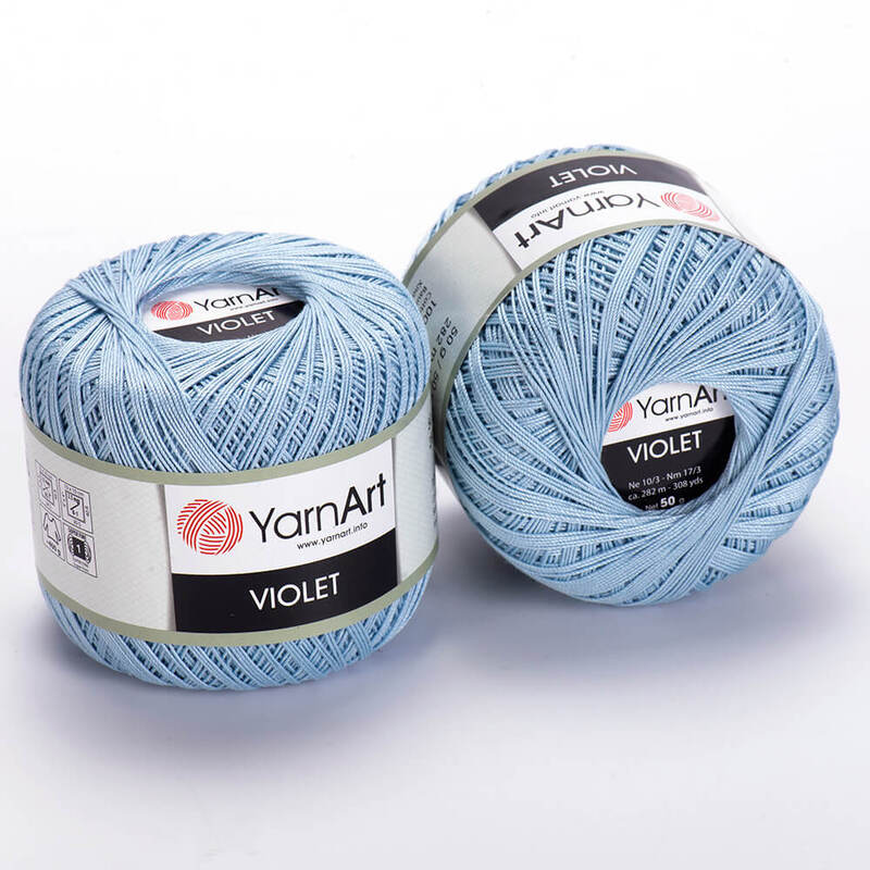yarnart violet /ярнарт віолет 4917 світло-блакитний | интернет-магазин Елена-Рукоделие