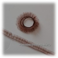 фото реснички для кукол коричневые 8 мм
