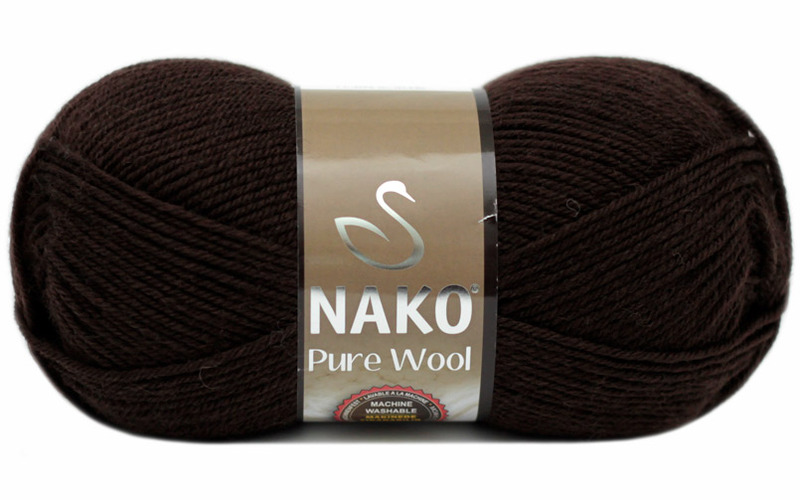 pure wool 282 шоколад | интернет-магазин Елена-Рукоделие