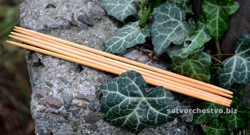 спицы бамбуковые носочные 4.25 мм | интернет-магазин Елена-Рукоделие