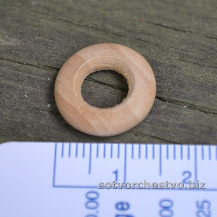 кольцо деревянное 1,5 см | інтернет-магазин 'Елена-Рукоделие'