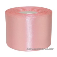 лента атласная 50 мм 4646 розово-персиковый | интернет-магазин Елена-Рукоделие