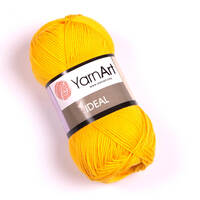 yarnart ideal/ярнарт ідеал 228 жовтий | интернет-магазин Елена-Рукоделие