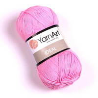 фото yarnart ideal/ярнарт ідеал 230 рожевий