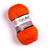 фото yarnart ideal/ярнарт ідеал 242 оранж