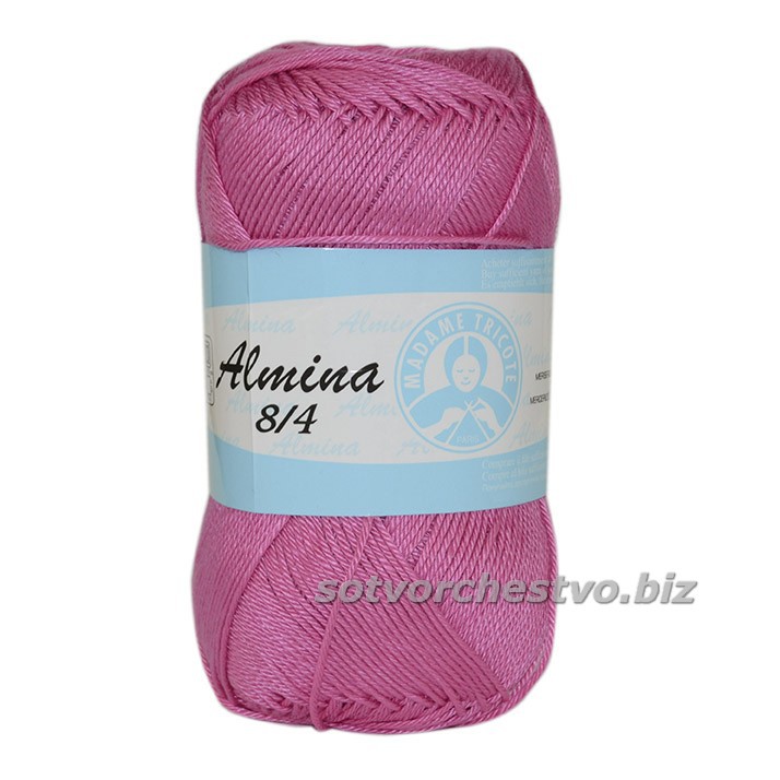 almina madame tricote 5054 ярко розовый | интернет-магазин Елена-Рукоделие
