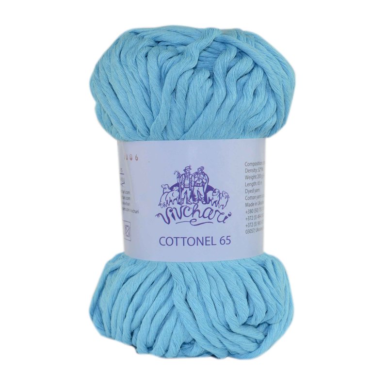 cottonel (коттонель 65) 3006 світла бірюза | интернет-магазин Елена-Рукоделие