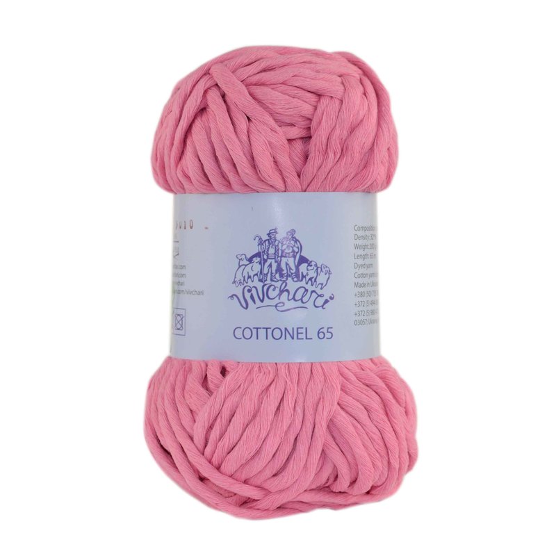 cottonel (коттонель 65) 3010 яскраво-рожевий | интернет-магазин Елена-Рукоделие