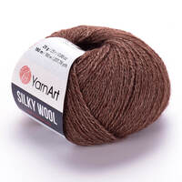 фото yarnart silky wool/ярнарт силки вул  336 коричневый