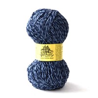 colored bouсle wool 908 червоний букле+темно-синій | интернет-магазин Елена-Рукоделие
