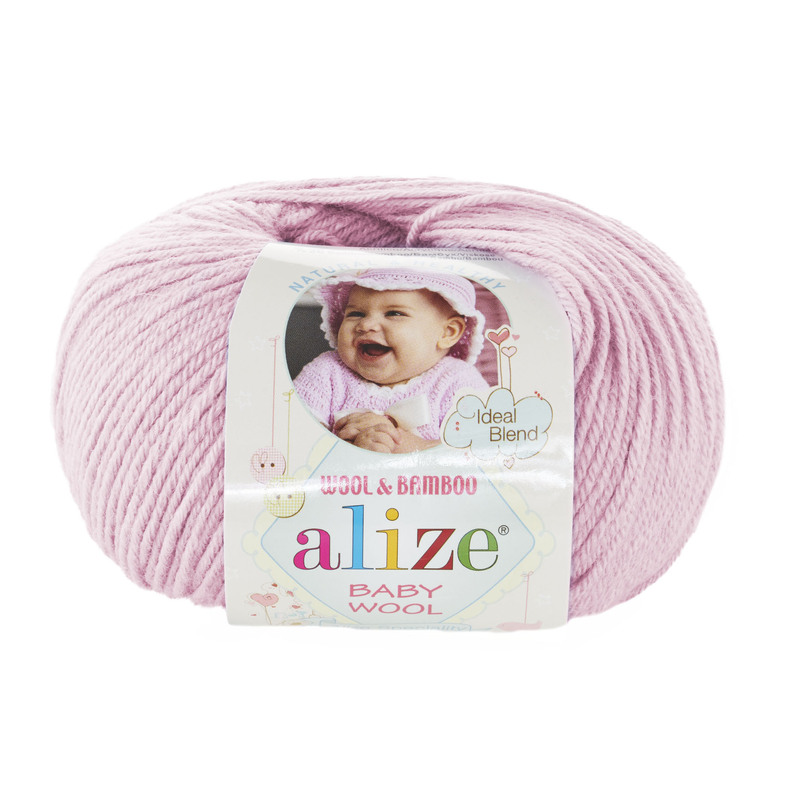 alize baby wool / ализе беби вул 184  светло розовый | интернет-магазин Елена-Рукоделие