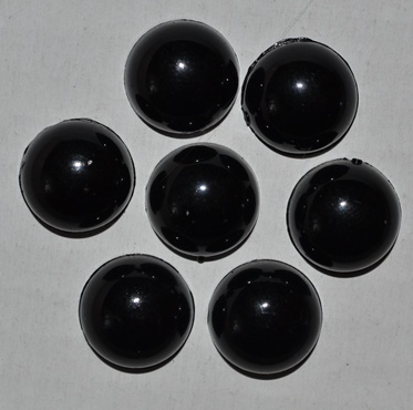 полубусины 4 мм черные  | інтернет-магазин 'Елена-Рукоделие'