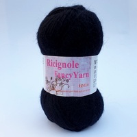 ricignole fancy yarn hm2.6 283 чорний | интернет-магазин Елена-Рукоделие