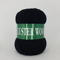 luster wool 100 3352 черный | интернет-магазин Елена-Рукоделие
