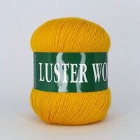 luster wool 100 3356 желтый | интернет-магазин Елена-Рукоделие