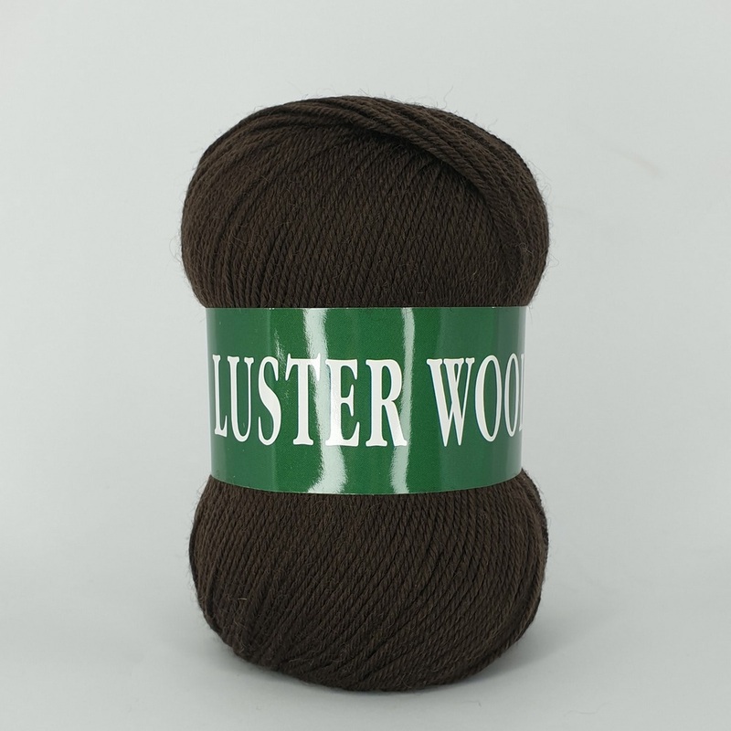 luster wool 100 3359 шоколад | интернет-магазин Елена-Рукоделие