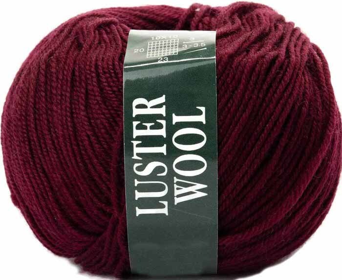 luster wool 50 3360 бордо | интернет-магазин Елена-Рукоделие