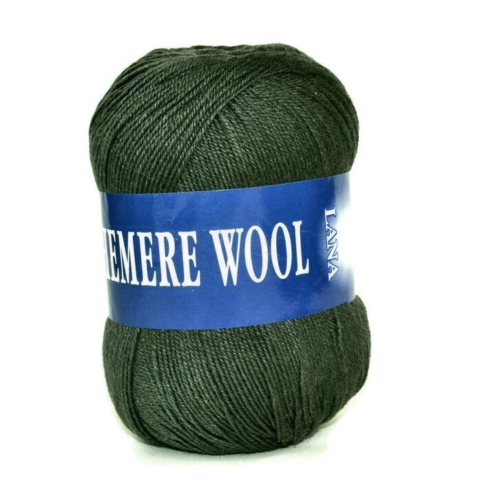 cashemere wool  1030 темно зеленый | интернет-магазин Елена-Рукоделие