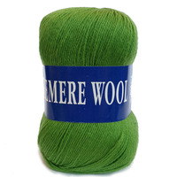 cashemere wool 1007 зелений | интернет-магазин Елена-Рукоделие