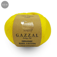 organic baby cotton / органік бебі коттон 420 жовтий | интернет-магазин Елена-Рукоделие