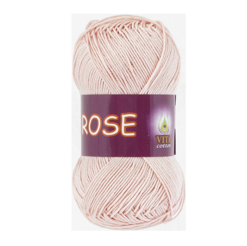 rose vita cotton / роза 3904 пудра | интернет-магазин Елена-Рукоделие