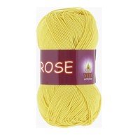 rose vita cotton / роза 3916 желтый | интернет-магазин Елена-Рукоделие
