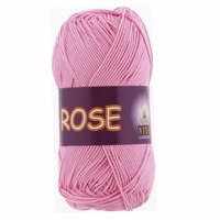 фото rose vita cotton / роза 3933 розовый