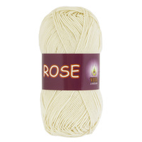rose vita cotton / роза 3950 молочний | интернет-магазин Елена-Рукоделие