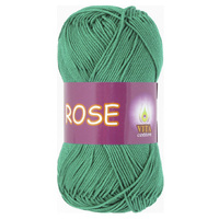 rose vita cotton / роза 4251 т. зелений | интернет-магазин Елена-Рукоделие