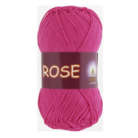 rose vita cotton / роза 3947 малиновый | интернет-магазин Елена-Рукоделие