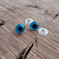 глаза окрашенные китай голубые 10 мм | інтернет-магазин 'Елена-Рукоделие'